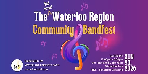 The 2nd Annual Waterloo Region Community Bandfest
