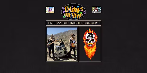 Free Rock Concert in the Park: ZZ Nation at Fridays on Vine!