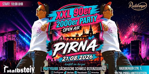 XXL 90er - 2000er PIRNA OPEN AIR 21.08.2026