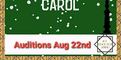 Christmas Carol Auditions 