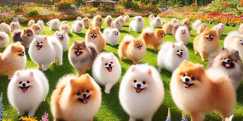 L\u00e2ch\u00e9 de grands spitz et pomsky