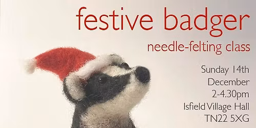 Festive badger workshop