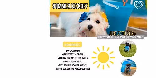 Puppy Social #4 - Summer Kickoff!
