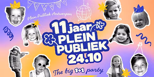 11 JAAR PLEIN PUBLIEK \ud83e\udea9 The Big 1+1 Party
