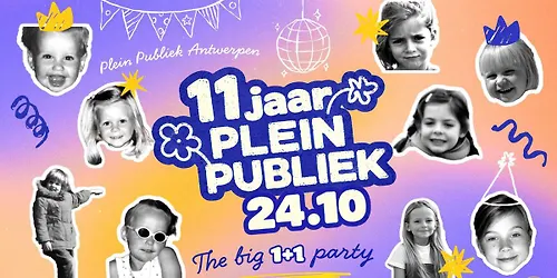 11 JAAR PLEIN PUBLIEK The Big 11 Party