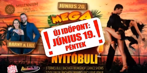 Summer Latino MEGA NYIT\u00d3BULI! Salsa & Bachata & Mambo a Millennium H\u00e1z\u00e1ban \u00e9s a teraszon!