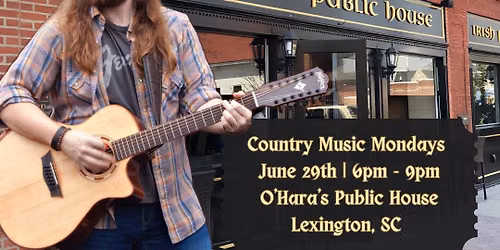 Trey Duncan at O'Hara's Pub- Country Music Mondays