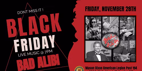 BAD ALIBI @ Rising Sun American Legion 