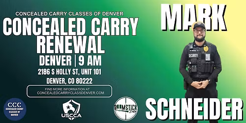 Colorado Concealed Carry (CCW) Class \u2013 Renewal Applicants | Denver, CO