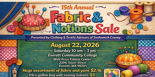 15th Annual Fabric & Notions Sale