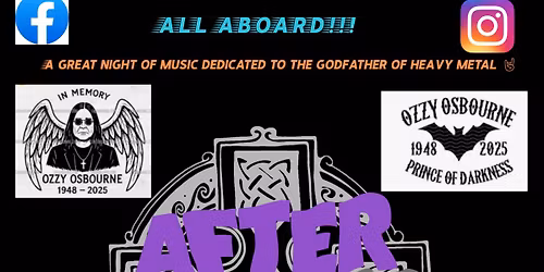 All aboard! A tribute to the late godfather of heavy metal Ozzy Osbourne.