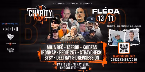 CHARITY NIGHT 5 || MOJA RE\u010c x TAFROB x KAID\u017dAS x IRONKAP x REGIE 257 x DEETRAY