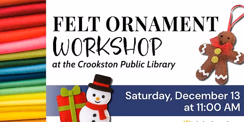 Felt Ornament Workshop