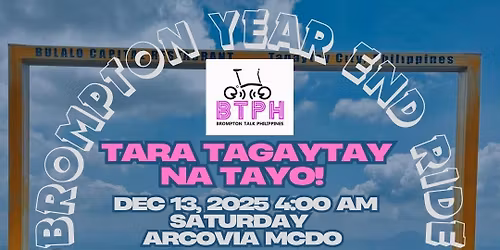 BTPH Year-end Ride