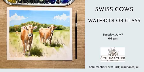 Cow Watercolor Workshop