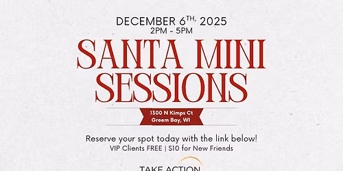 Christmas Photoshoot with Santa by Take Action Realty 
