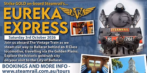 Eureka Express - Saturday 3rd October 2026