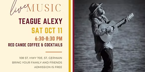 Live Music - Teague Alexy