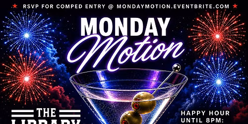 MONDAY Motion - An Urban Professional Game Night & Happy Hour @ The Library