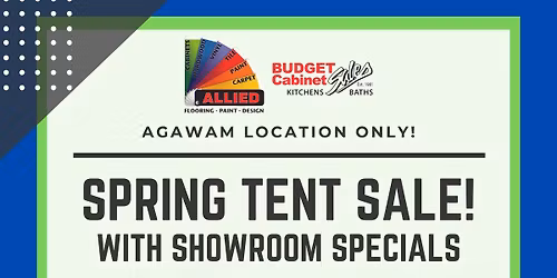 Annual Spring Tent Sale