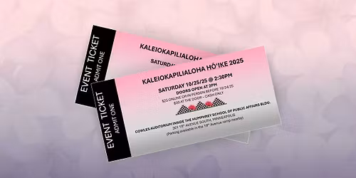 Kaleiokapilialoha H\u014d\u02bbike 2025 - SOLD OUT