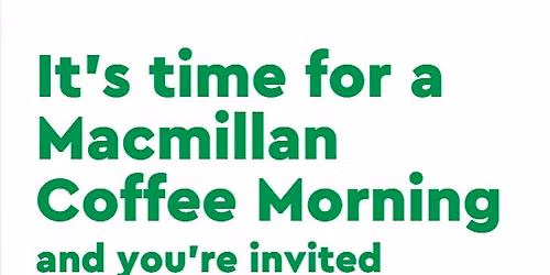 Macmillan Coffee Morning \u2013 hosted by Clarity Homecare