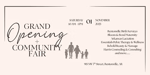 Grand Opening + Community Fair