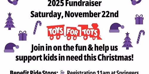 Toys for Tots Fundraiser & Ride