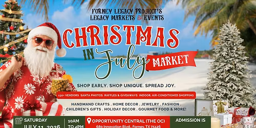 Christmas in July Market 
