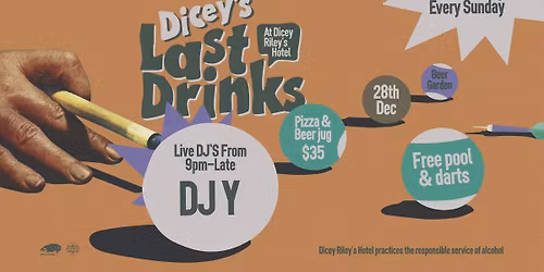 LAST DRINKS W\/ DJ Y