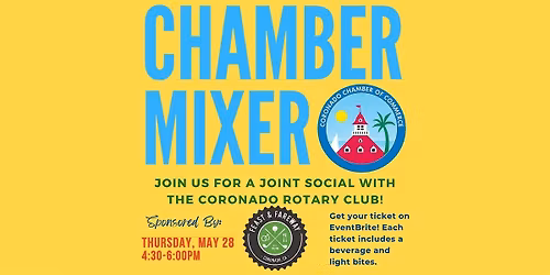 Coronado Chamber of Commerce's  May Networking Mixer