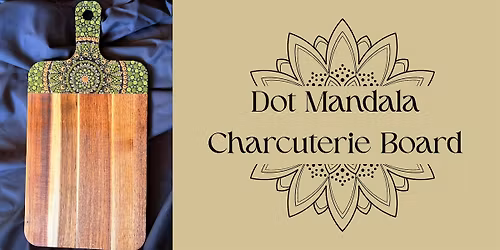 Dot Mandala Charcuterie Board