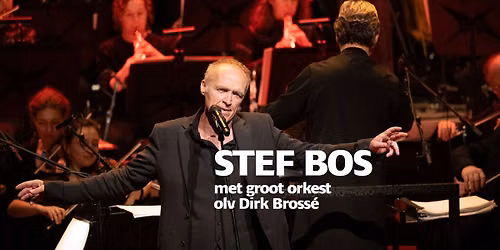 Stef Bos met groot orkest olv Dirk Bross\u00e9 | Gent