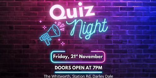 Quiz Night at The Whitworth