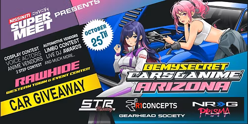 BeMySecret x GearHeadSociety Cars and Anime Con ARIZONA