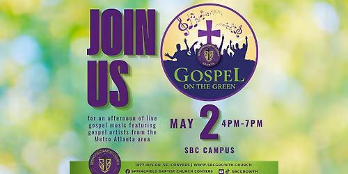 Gospel on The Green Concert- Free Event