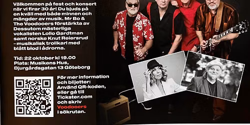 Mr Bo & The Voodooers firar 30 \u00e5r! 