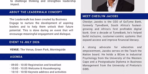 GWII Leaderwalk: Leading Through Reinvention: Building Inclusive Customer-Centric Financial Services