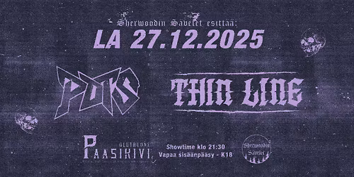 Thin Line, PDTS @ Oluthuone Paasikivi