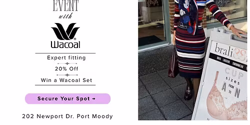 In-Store Bra Fitting Event with WACOAL