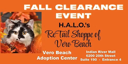 Fall Clearance Event at ReTail Shoppe of Vero Beach