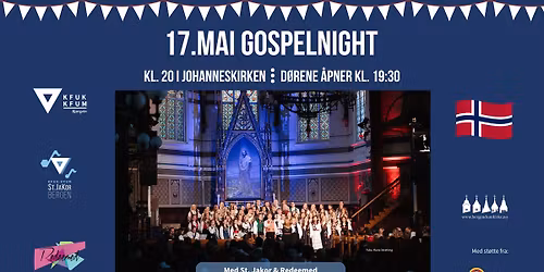 17.mai gospelnight i Johanneskirken