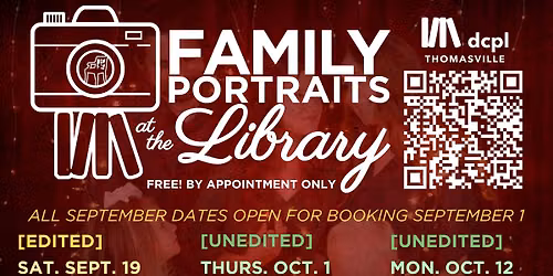 Family Portraits at the Library