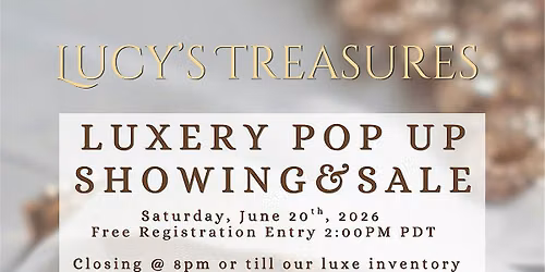 Lucy\u2019s Treasures Pop Up