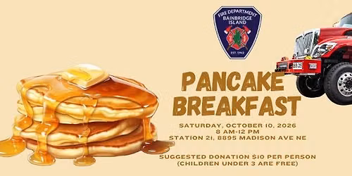 Bainbridge Island Fire Department Pancake Breakfast