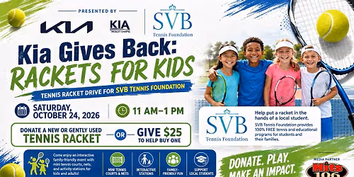 Kia Gives Back: Rackets for Kids
