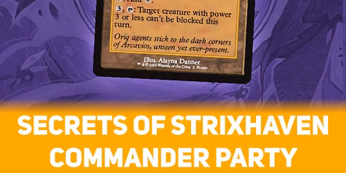 MTG Secrets of Strixhaven Commander Party @ Taps Games