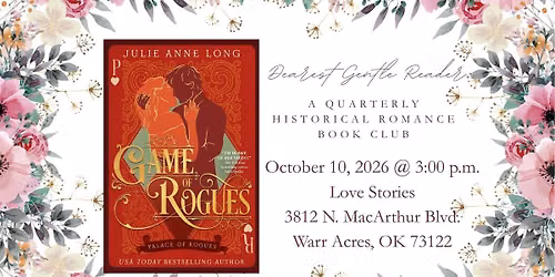 October 2026 Historical Romance Book Club