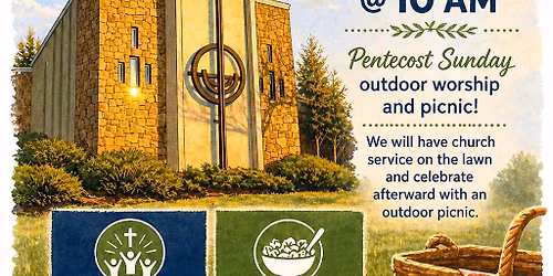 Church Picnic on the lawn
