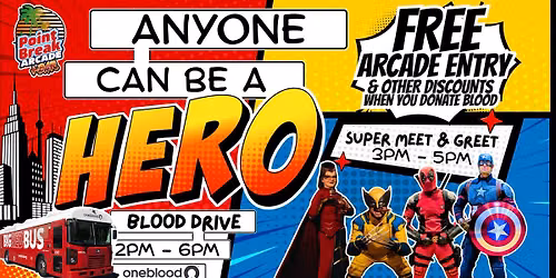 Anyone Can Be A Hero - Blood Drive